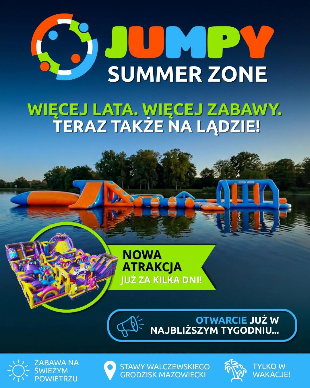 Jumpy Summer Zone — teraz także na lądzie